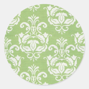 Redonda Fleur-de-lis Pegatina