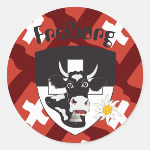 Redonda Freiburg Suiza Suisse Svizzera pegatina