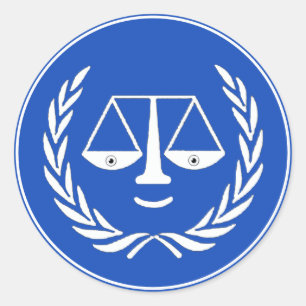 Redonda Funny Lawyer Classic Round Pegatina