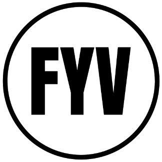 Redonda FYV - Pegatina redondo clásico Fayetteville/Drake
