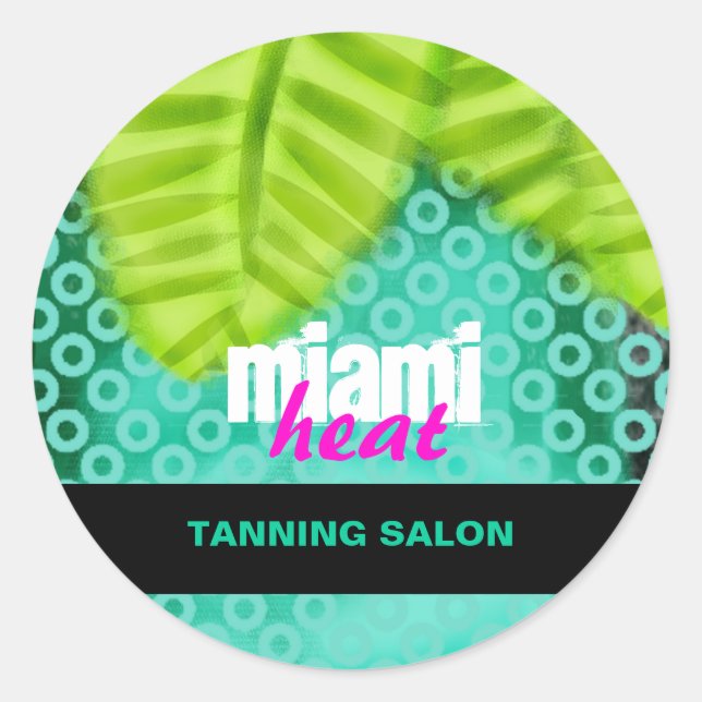 Redonda GC | Pegatina Miami Heat Wave (Anverso)