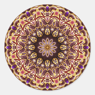 Redonda Geometry Jewel Mandala Pegatina