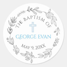 George Baptism Pegatina