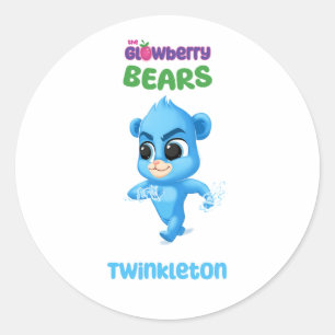 Redonda Glowberry Bears Twinkleton Pegatina