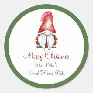 Redonda Gnome, Pegatina de Ronda de Navidades