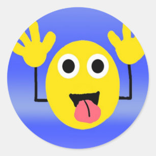 Redonda Goofy Pegatina