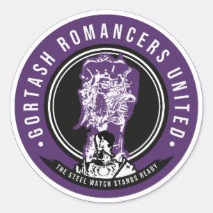 Redonda Gortash Romancers Pegatina Unido