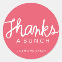 Gracias a un pegatina de favores