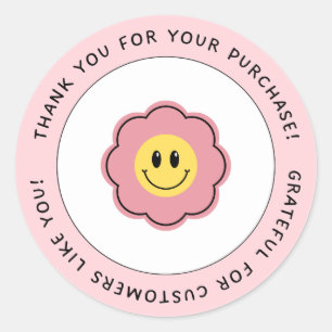 Redonda Gracias Pegatina