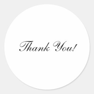 Redonda Gracias Pegatina