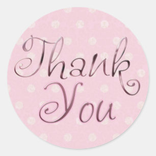 Redonda Gracias Pegatina