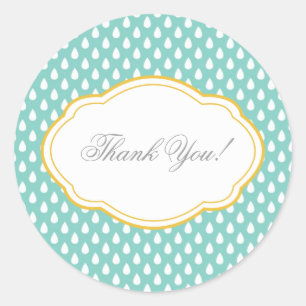 Redonda Gracias Pegatina