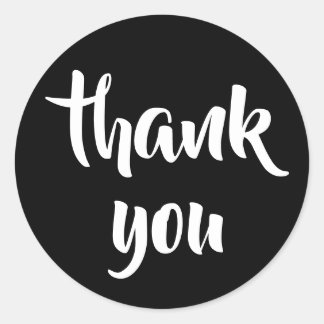 Redonda Gracias Pegatina