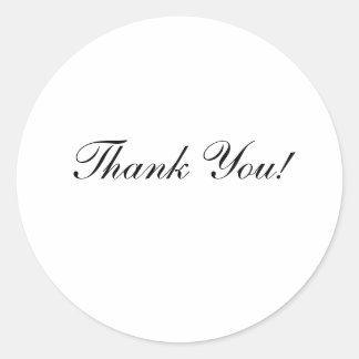 Redonda Gracias Pegatina