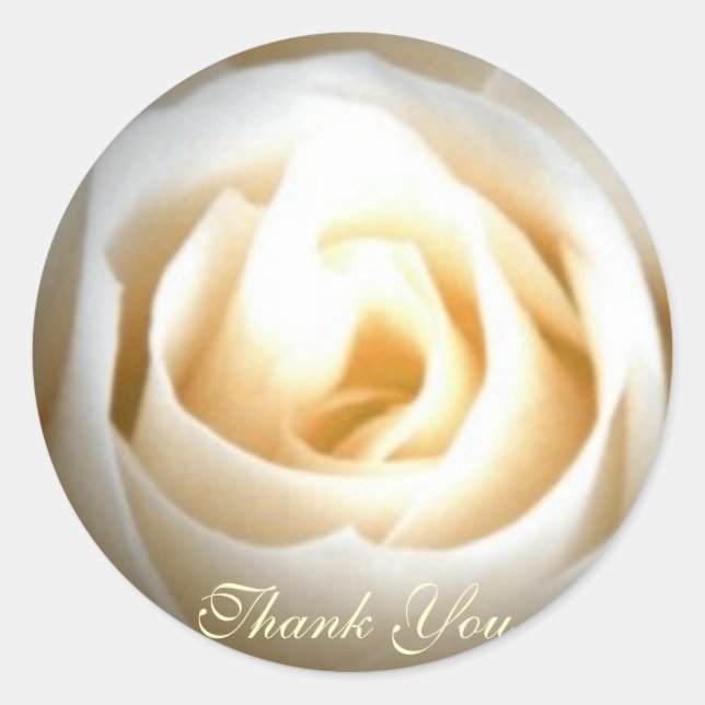 Redonda Gracias Pegatina (Anverso)