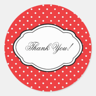 Redonda Gracias Pegatina