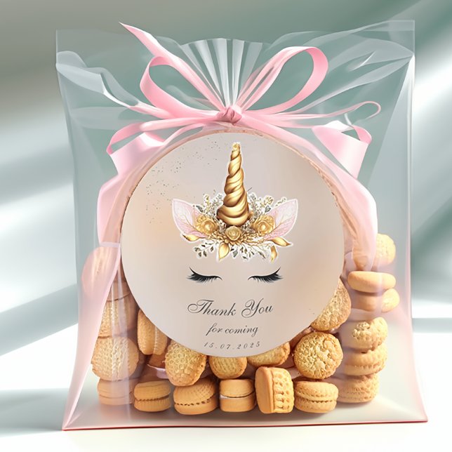 Redonda Gracias Pegatina de Ronda Clásica de cumpleaños (Subido por el creador)