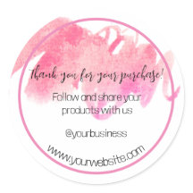 Gracias Por Su Pegatina De Negocios