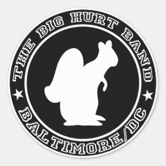 REDONDA GRAN HURT ROUND SQUIRREL PEGATINA
