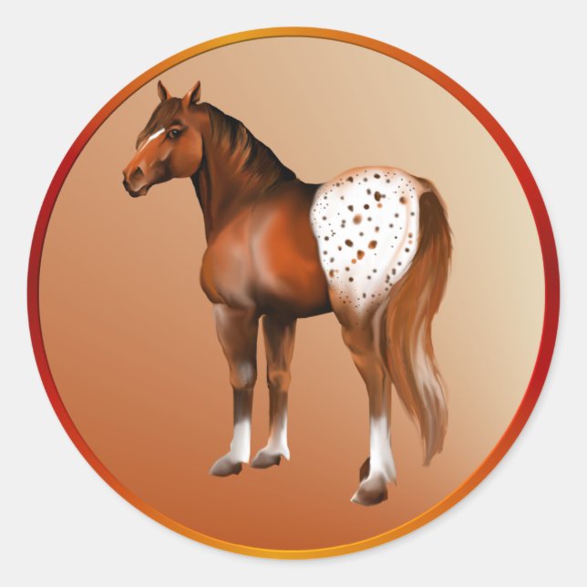 Redonda Gran Pegatina de aplicaciones (Anverso)