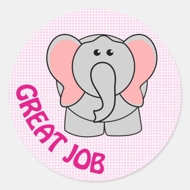 Redonda Gran Pegatina de Estudiantes de Trabajo (Anverso)