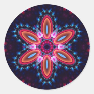 Redonda Groovy Delica Pegatina