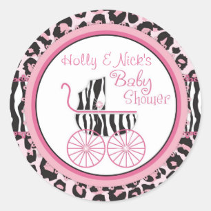 Redonda Guepardo de la cosa y pegatina salvajes 3 del