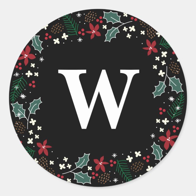 Redonda Hacer que los espíritus brillen Pegatina de vacaci (Anverso)