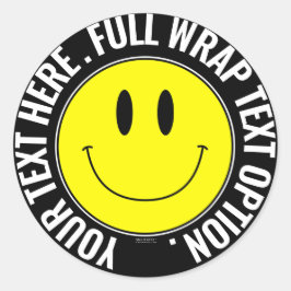 Redonda Hacer su propio Pegatina redondeado simple, ajuste