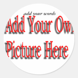 Redonda Haga su propio Pegatina