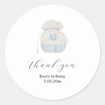 Hanbok Dol coreano gracias pegatina