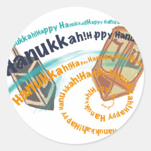 Redonda Hanukkah Pegatina