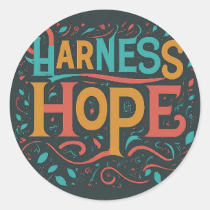 Redonda Harness Hope Pegatina
