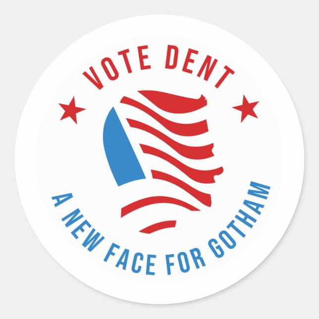 Redonda Harvey pegatina (Anverso)