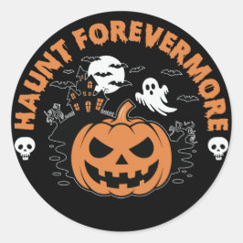 Redonda Haunt Forevermore Pegatina fantasma
