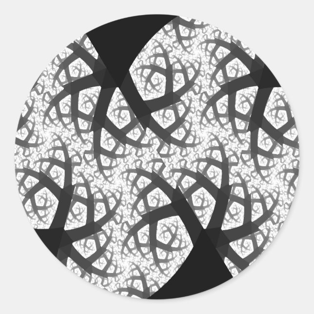 Redonda Haunted Forest Pegatina (Anverso)