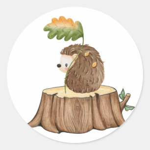 Redonda Hedgehog en Pegatina de trozos