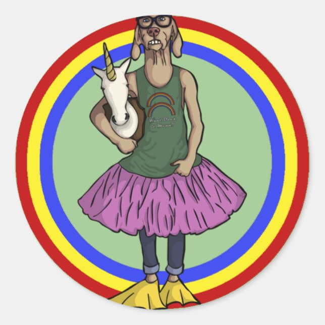 Redonda Hip, pegatina (Anverso)