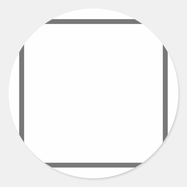 Redonda Hojas de pegatina (Anverso)