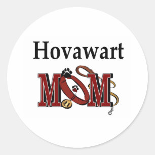 Redonda Hovawart Mom Pegatina