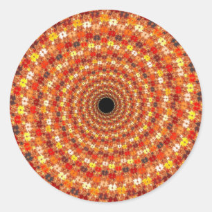 Redonda Hypno Orb - Pegatina Fractal