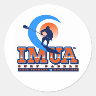 Redonda Imua Surf Paddle - Pegatina Hawaii