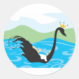 Redonda Invitación al bebé o Pegatina favorito