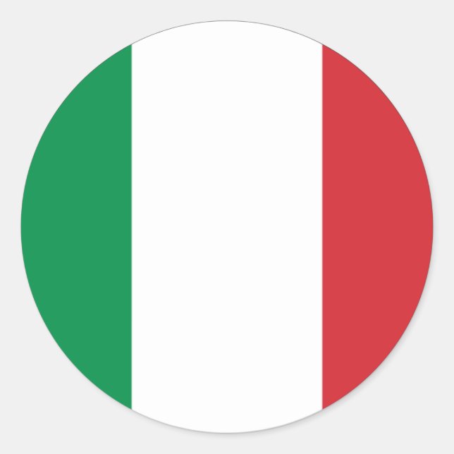 Redonda Italia Pegatina del euro (Anverso)