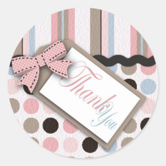 Redonda It's a Girl! PEGATINA TY