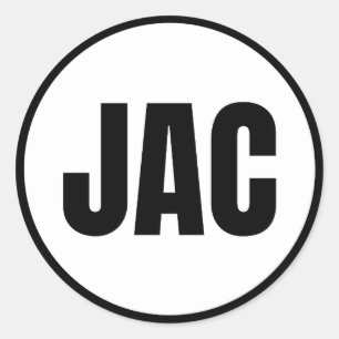 Redonda JAC - Jackson Hole Classic Round Pegatina