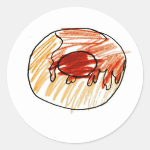 Redonda Jaydi: Pegatina redondeado