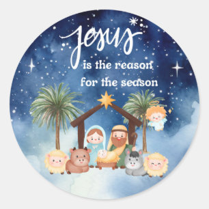 Redonda Jesús es la razón por la que el pegatina de la nat