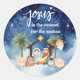 Redonda Jesús es la razón por la que el pegatina de la nat