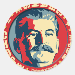 Redonda Joe Stalin - tío: Pegatina de OHP